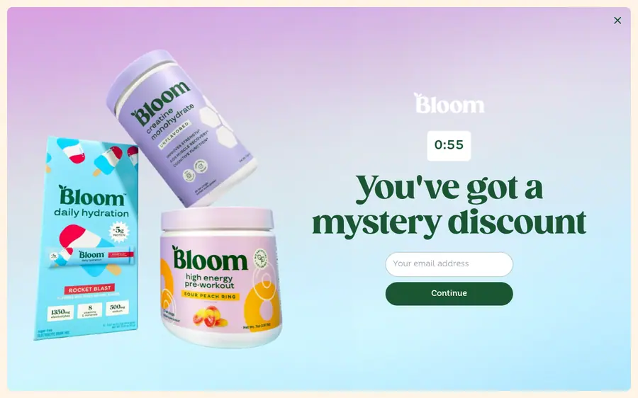 Bloom Nutrition Desktop, step 2